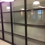 Outside view of Conference Room - 3% Roller Shades